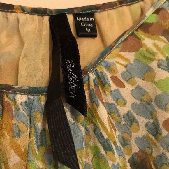 Bellatrix Silk Cold Shoulder Blouse - Size Medium - Picture 6 of 7